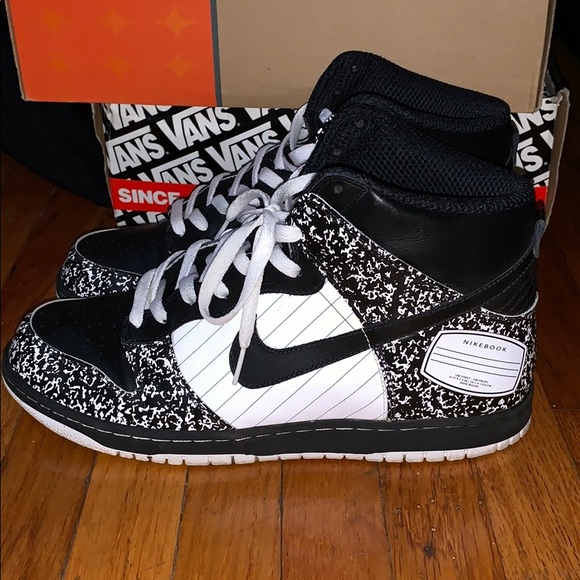 Nike Shoes | Composition Notebook Nike High Tops Size 1 | Poshmark